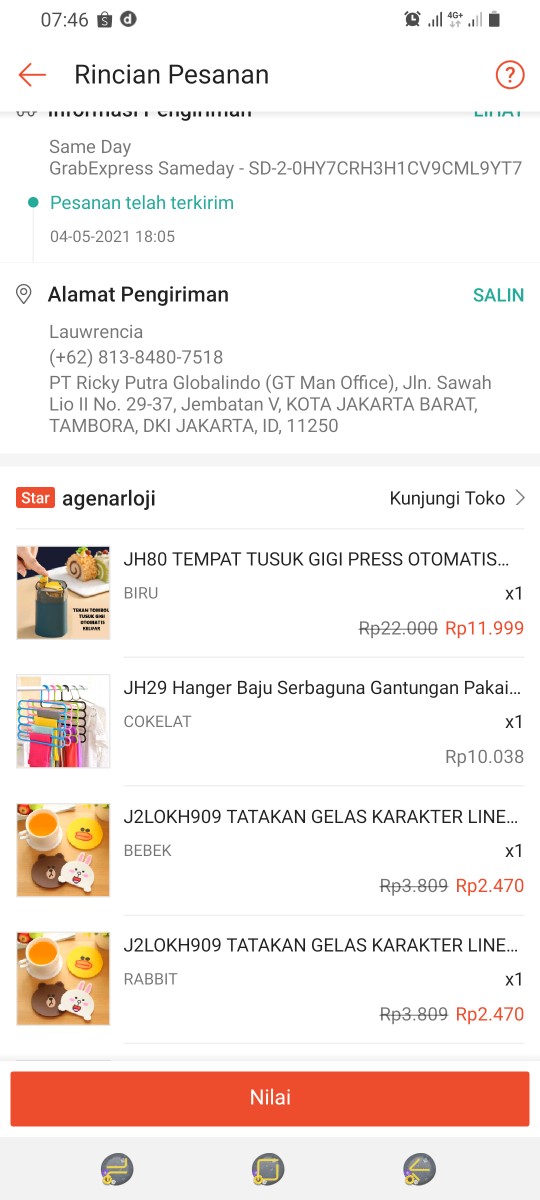 Jh80 Tempat Tusuk Gigi Press Otomatis Kotak Wadah Toothpick Holder Dispenser Automatic Pop Up Box
