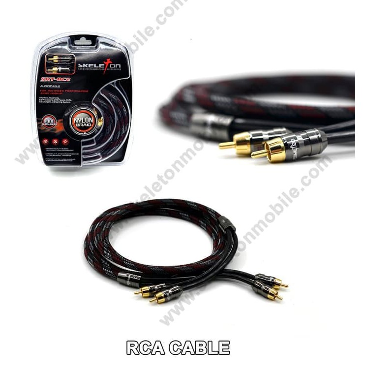 RCA Cable 1M High Performance Nylon Bride SKT-RC210