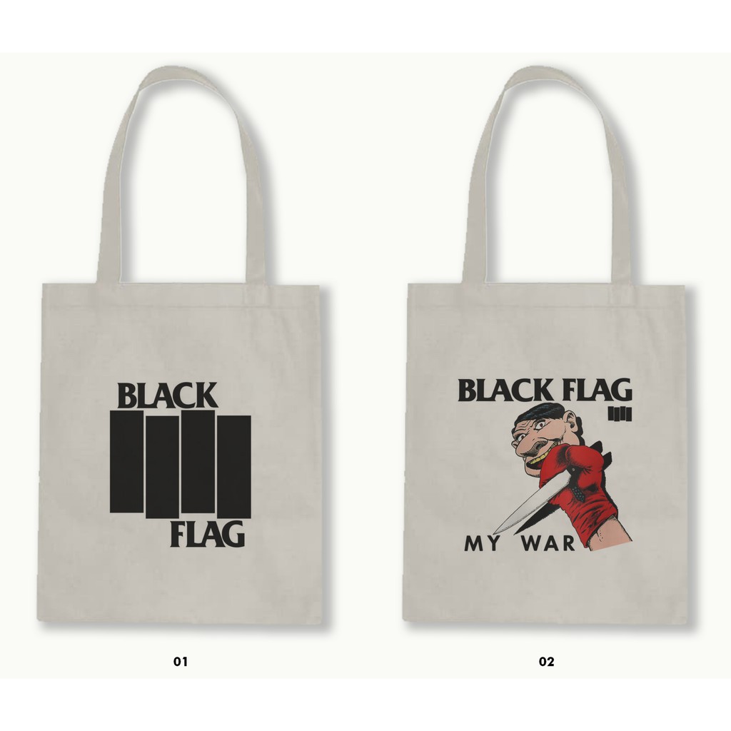 TOTE BAG BLACU  - BLACK FLAG