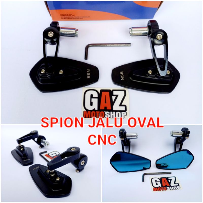 SPION JALU OVAL MODEL DIAMOND UNIVERSAL MATIC AEROX PCX JAPSTYLE CUSTOM VARIO CAFERACER