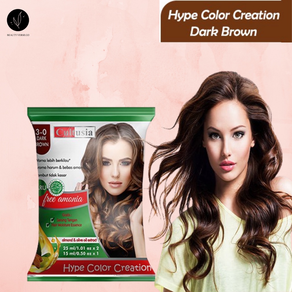 Cultusia Hype Color Creation 3-0 Dark Brown 30ml Semir Cultusia Hair Colour