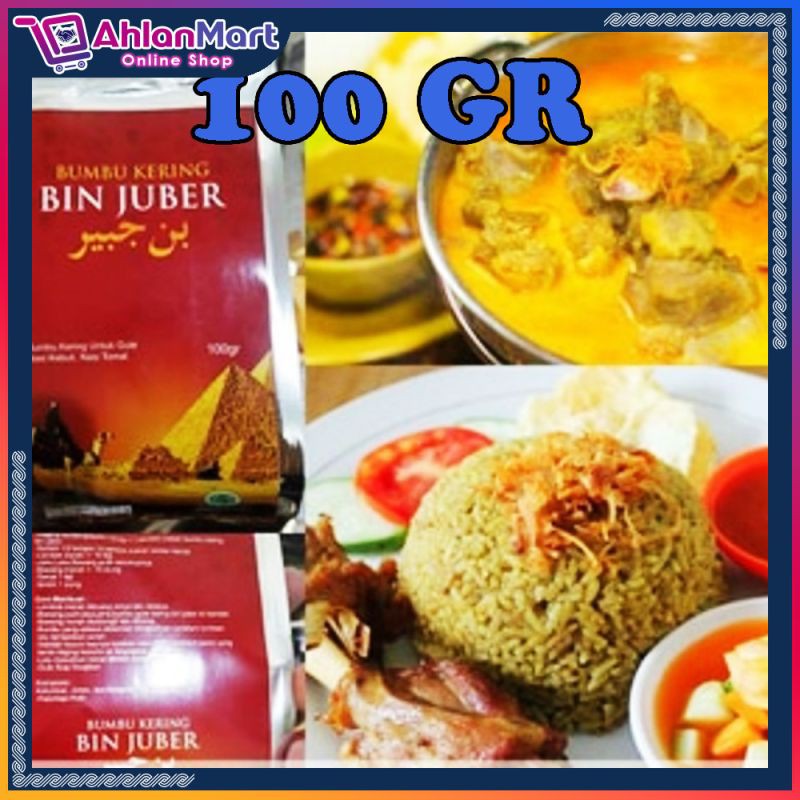 

BUMBU KERING BIN JUBER 100 GRAM | BUMBU NASI KEBULI - GULE - NASI TOMAT - BRIYANI ORIGINAL