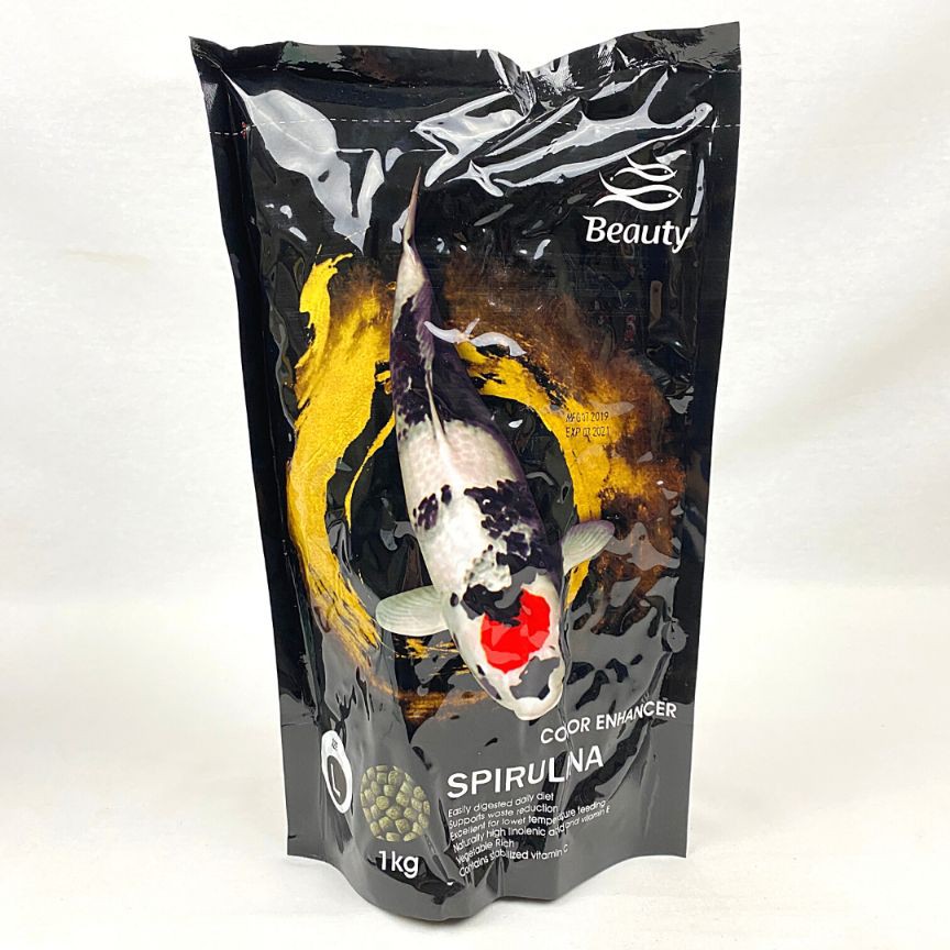 

CMK Makanan Ikan Beauty Koi Food Color Enhancer And Spirulina 1kg