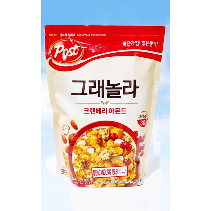 

Jual Non Halal Post Golden Granola Cranberry Almond 350Gr - Cranberry-350