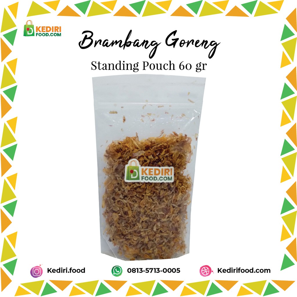 

Brambang Goreng Poch 60gram | Kediri Food Menyediakan bumbu instant atau camilan sehat