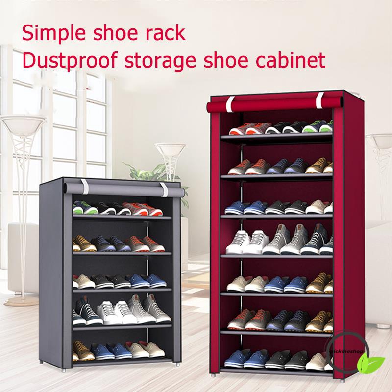 Shoe Rack Shoe Cabinet Non Woven Fabric Shoe Shelf Practical Housekeeping Home Organization Shopee Indonesia