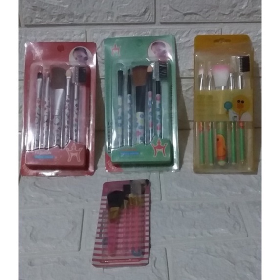 Kuas makeup murah 1 set isi 5pcs