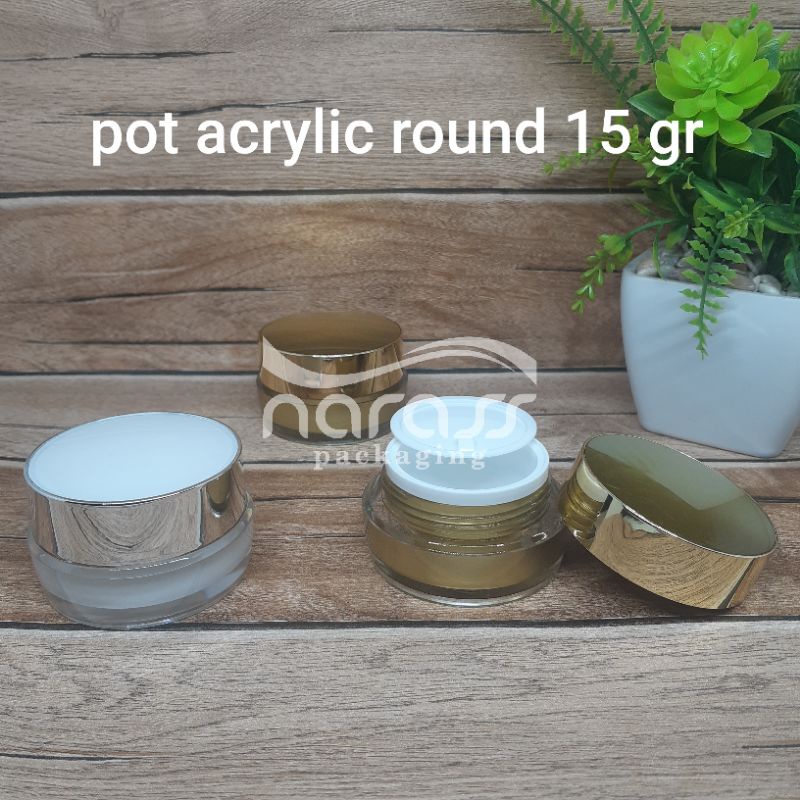 Pot acrylic round 15 gr