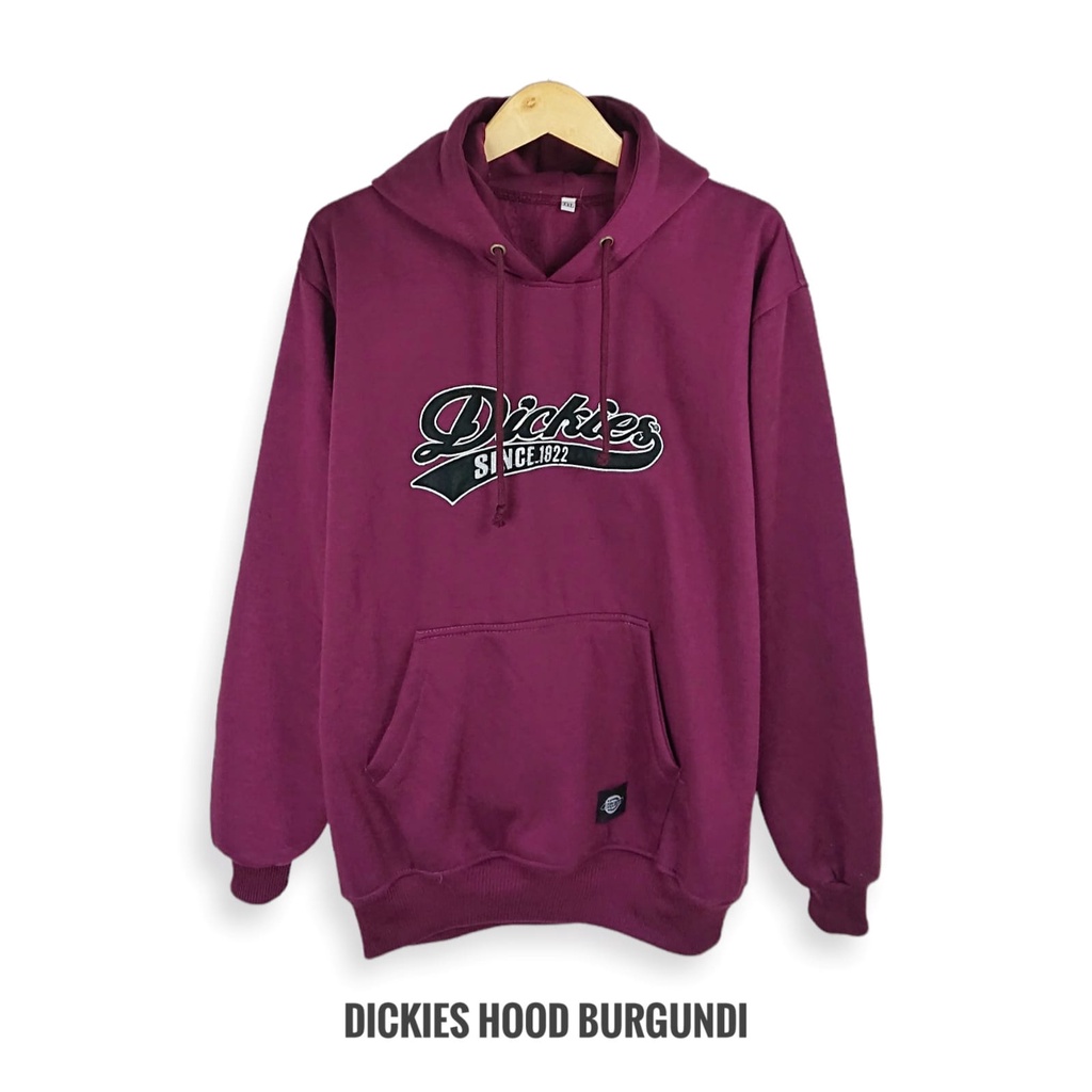 Hoodie Pullover Dickies Premium Pria Wanita Unisex