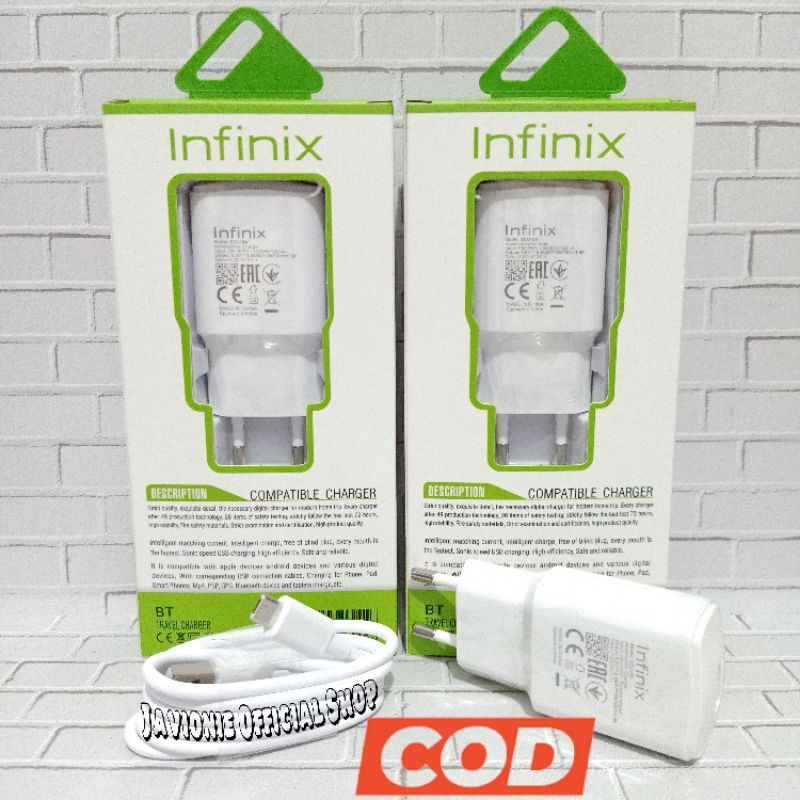 Charger Casan Cas INFINIX ORIGINAL 9V 2A 18W MICRO USB FAST CHARGING