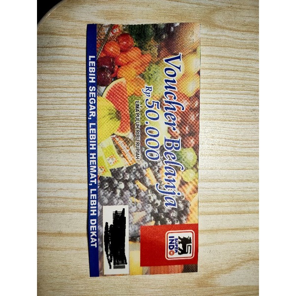 Voucher Superindo @50.000