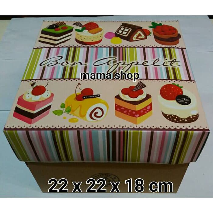 

Dus Kue Box Kue Karton Duplex Tebal Untuk Bolu Ultah