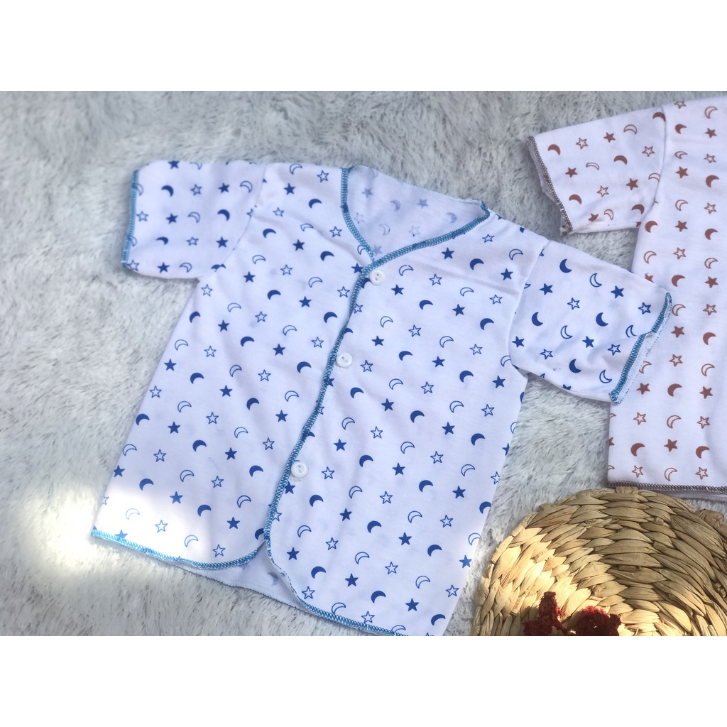 [BB02] 3 Pcs Baju Bayi Baju Bayi Tangan Pendek Baju Bayi Newborn Umur 0 - 6 Bulan