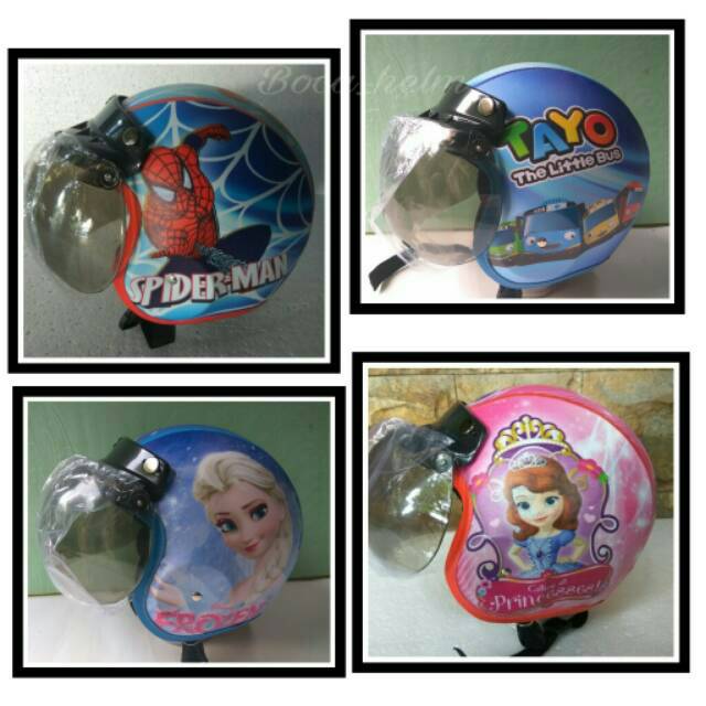 Helm anak Tayo Helm anak Spiderman Helm Anak Bogo untuk Helm anak Tayo Helm anak Spiderman Helm Anak Bogo untuk