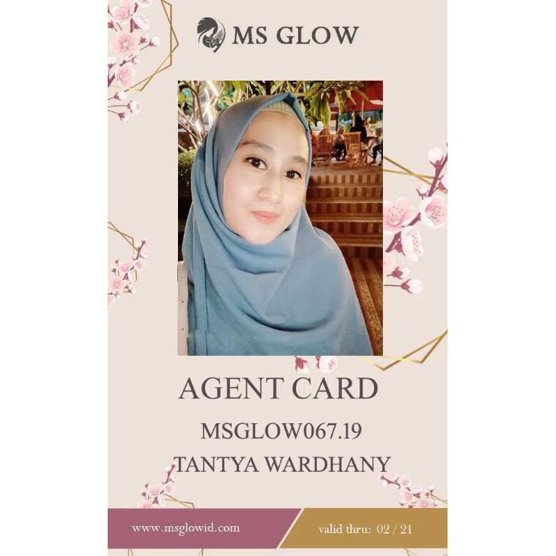 ID CARD AGEN MS GLOW TONDO PALU