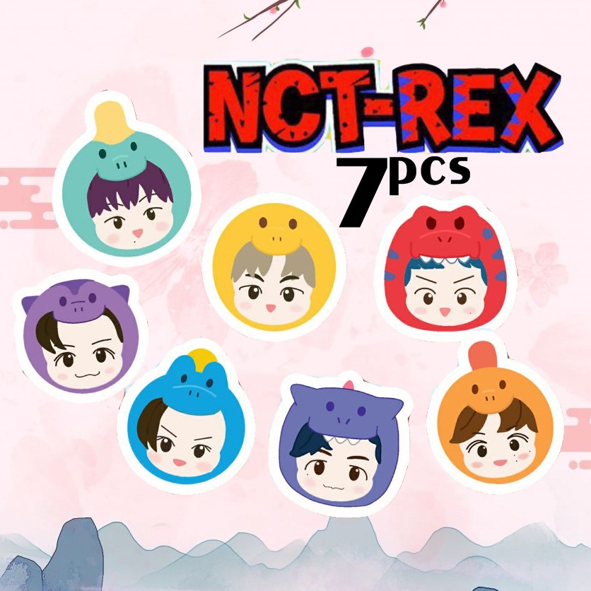 Sticker NCT DREAM Dino Deco NCT REX Pinkfong