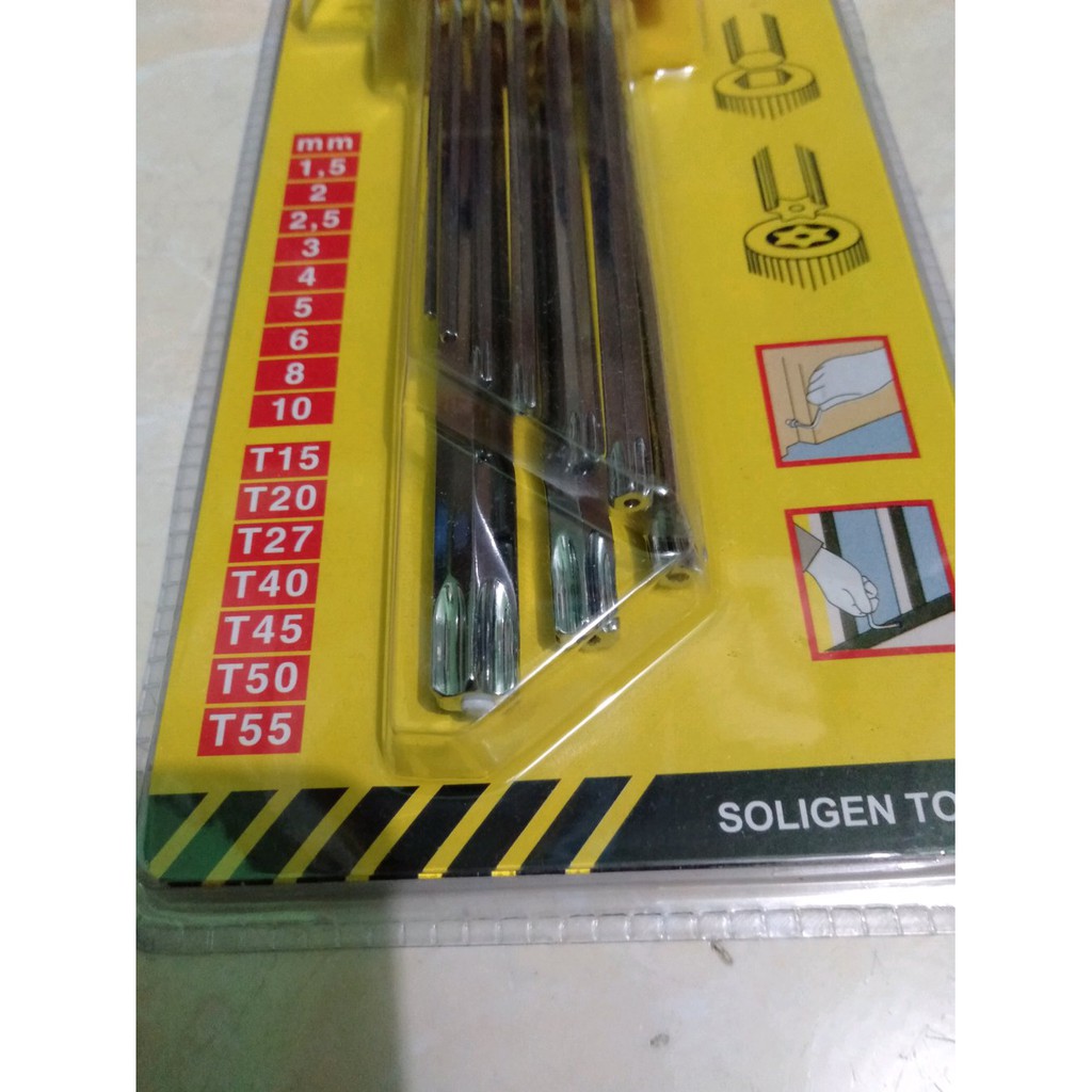 kunci L kombinasi bintang soligen