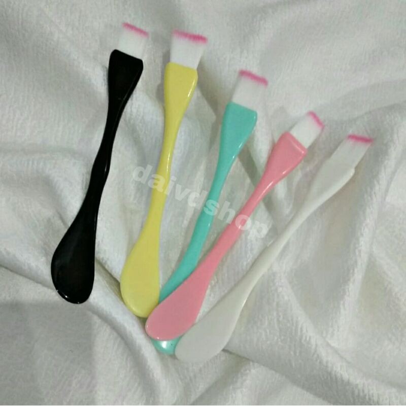 [MEDAN] 2 IN 1 SPATULA+KUAS MASKER