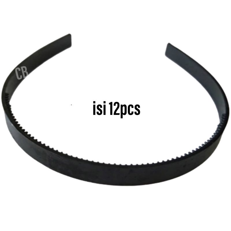 Bando Hitam Petak/ Bando Cowok/ Bando Craft per lusin Grosir