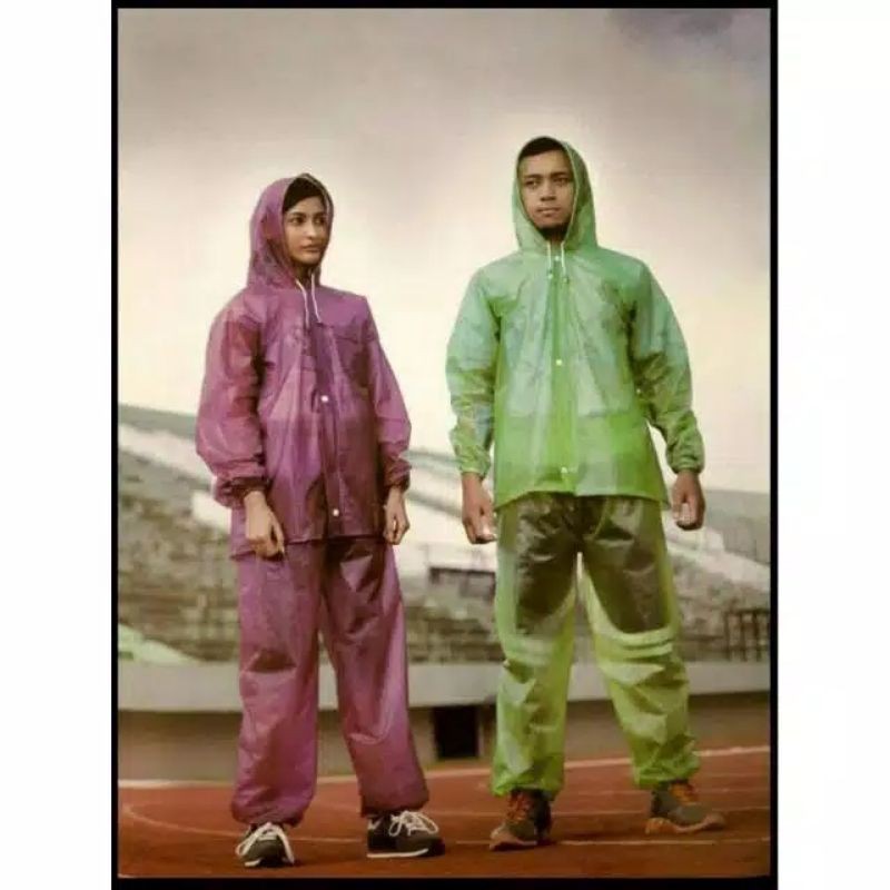 Jas Hujan Tranparan /Jas Hujan Plevia Diamon 700 Jas Hujan Dewasa Pria Wanita