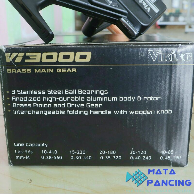 Reel viking vi3000 vi5000 vi7000 brass main gear full metal body power handle