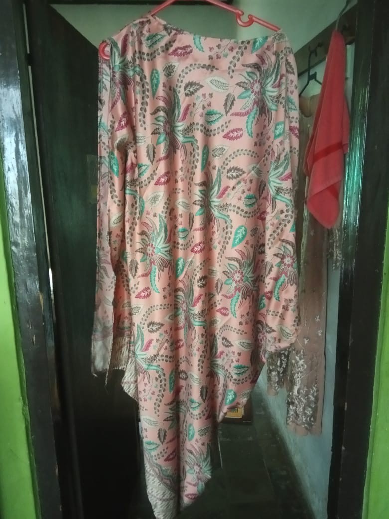 Batik Kaftan Dress Batik Ori Murah Vn 1040/kaftan Sevn1040
