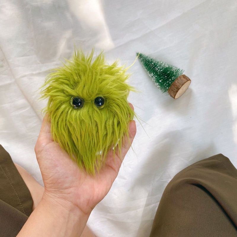 Worry pet Christmas 2021 Grinch - Sensory toy for mental health anxiety buddy - Fidget - Stress ball