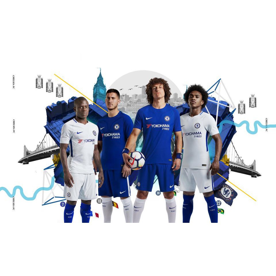 JERSEY BOLA CHELSEA HOME 2017/2018 GRADE ORI