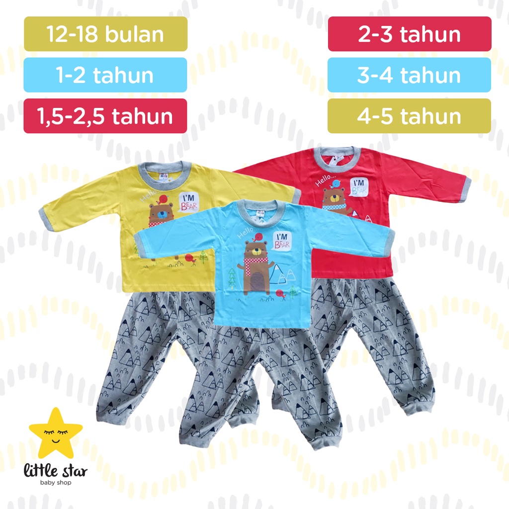 Kid Moda Piyama Anak | Setelan Panjang Anak | Baju Tidur Anak