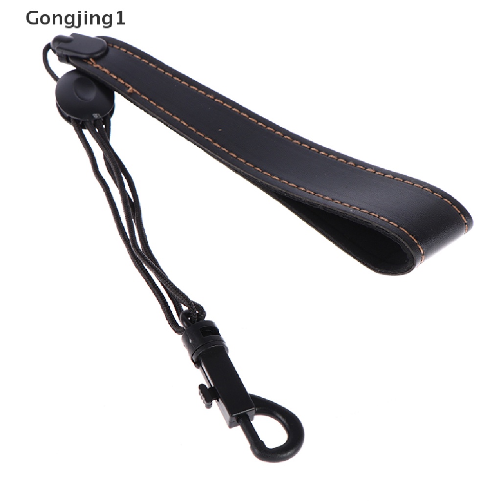 Gongjing1 Strap Leher Saxophone Alto Adjustable Bahan Kulit