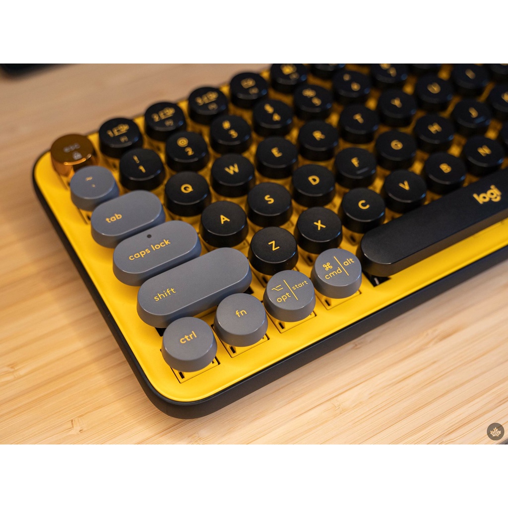 New Keyboard WIreless | Logitech Keyboard POP Keys - Yellow ( Original Garansi Resmi 2 Tahun)