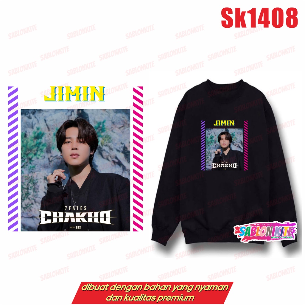 MURAH!!! SWEATER KPOP MEMBER CHAKHO SK1408 JK SG V JIN JM RM JH 4 WARNA