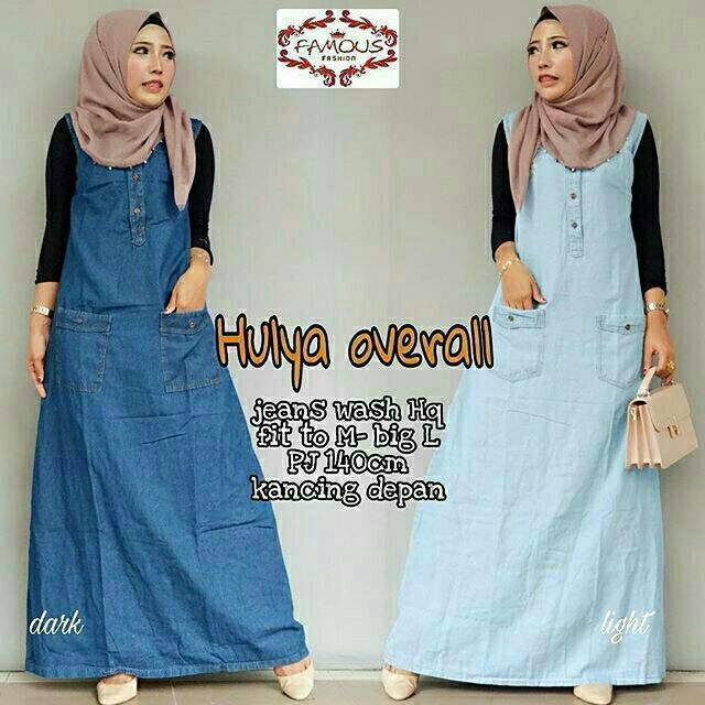 Hulya overall / baju kodok wanita