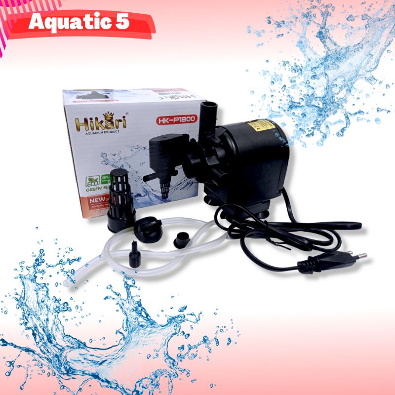 PROMO MURAH Pompa Aquarium hidroponik kolam air mancur HIKARI HK P 1800