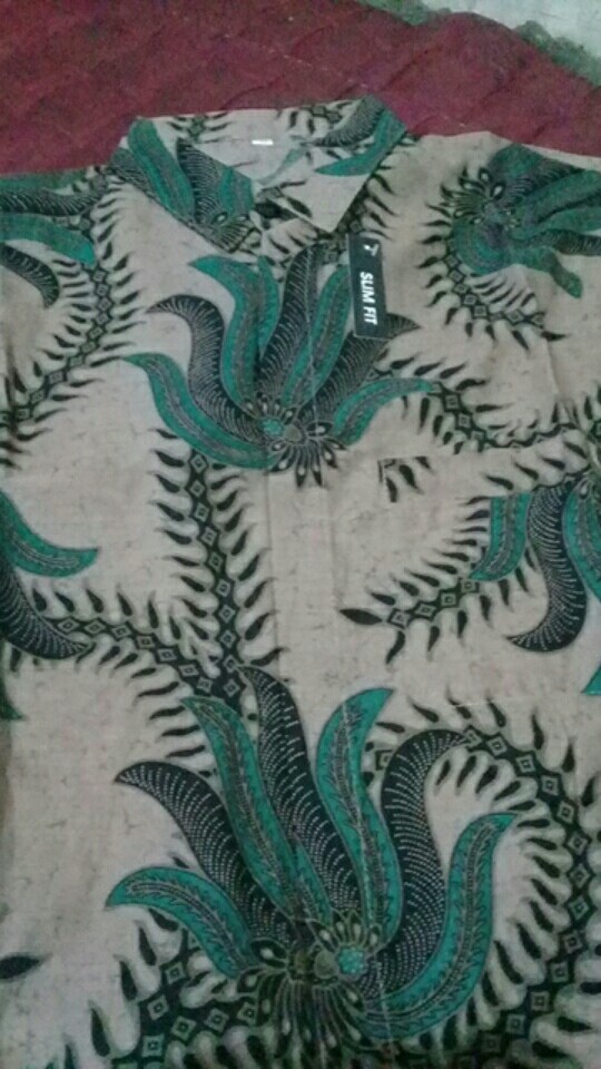 Baju Batik Pria Modern Batik Pria Lengan Panjang Modern Baju Batik Pria Slimfit