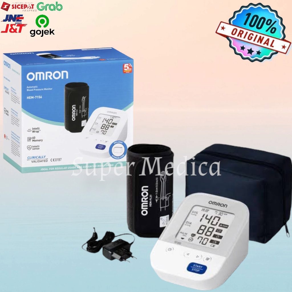 Tensimeter digital omron hem 7156 - omron 7156, plus adaptor