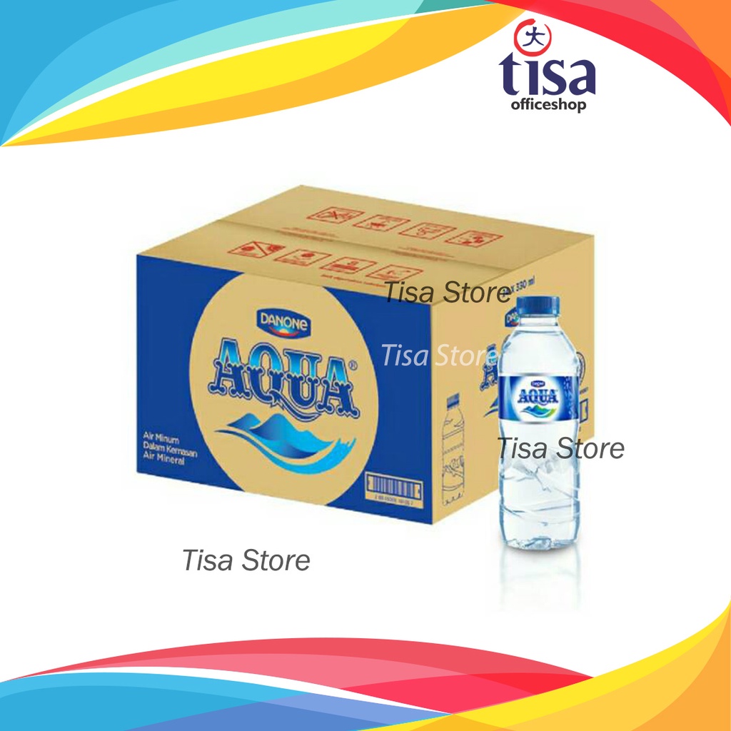 

Air Mineral Aqua Botol 330 ml ( Khusus Grab/go-send )