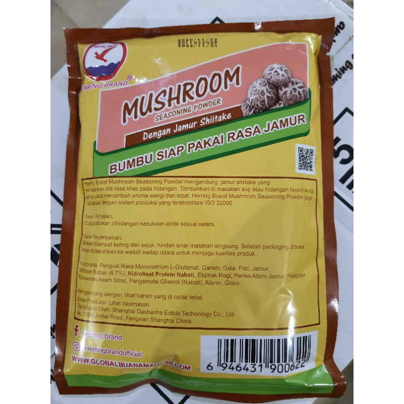 

SU Herring Mushroom Seasoning Powder kaldu jamur 454 gr