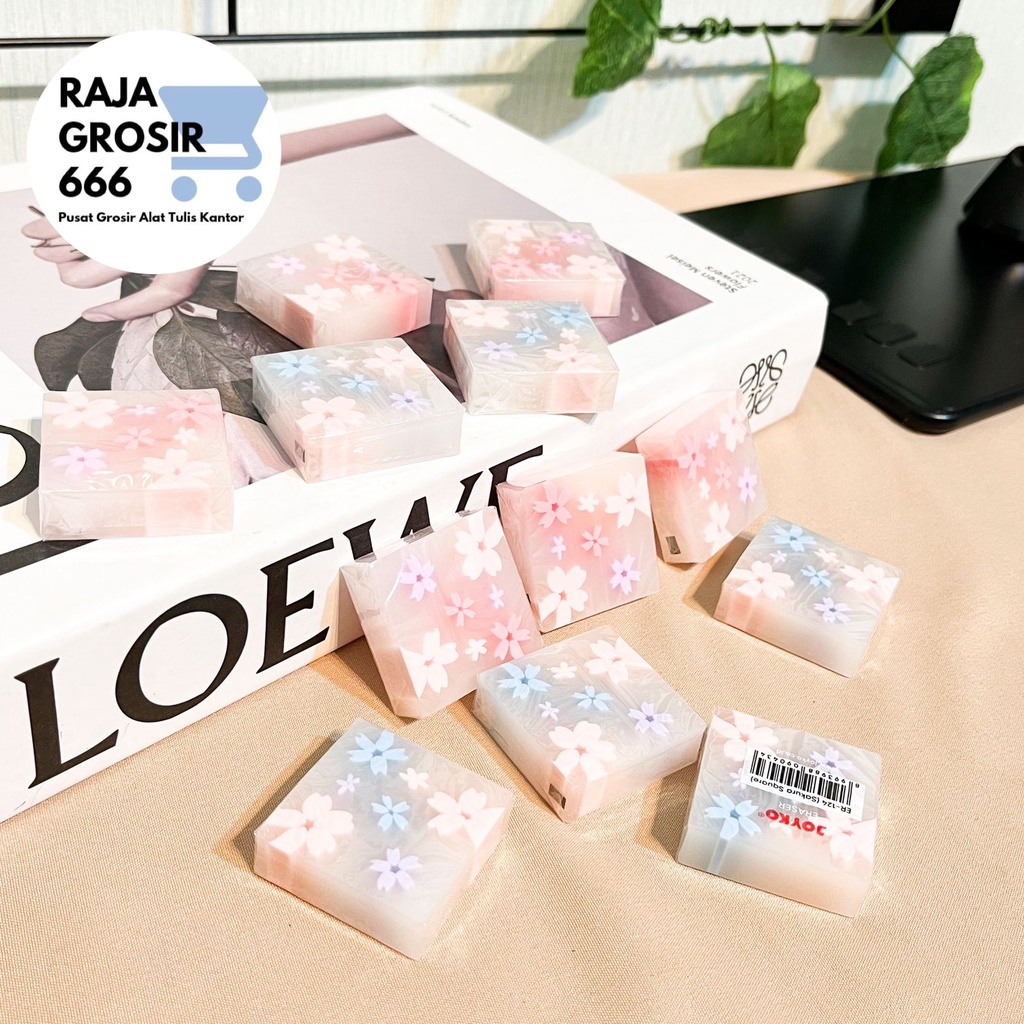 

Joyko eraser er 124 Sakura penghapus merk joyko alat tulis anak sekolah kantor lucu murah gel karakter kado unik