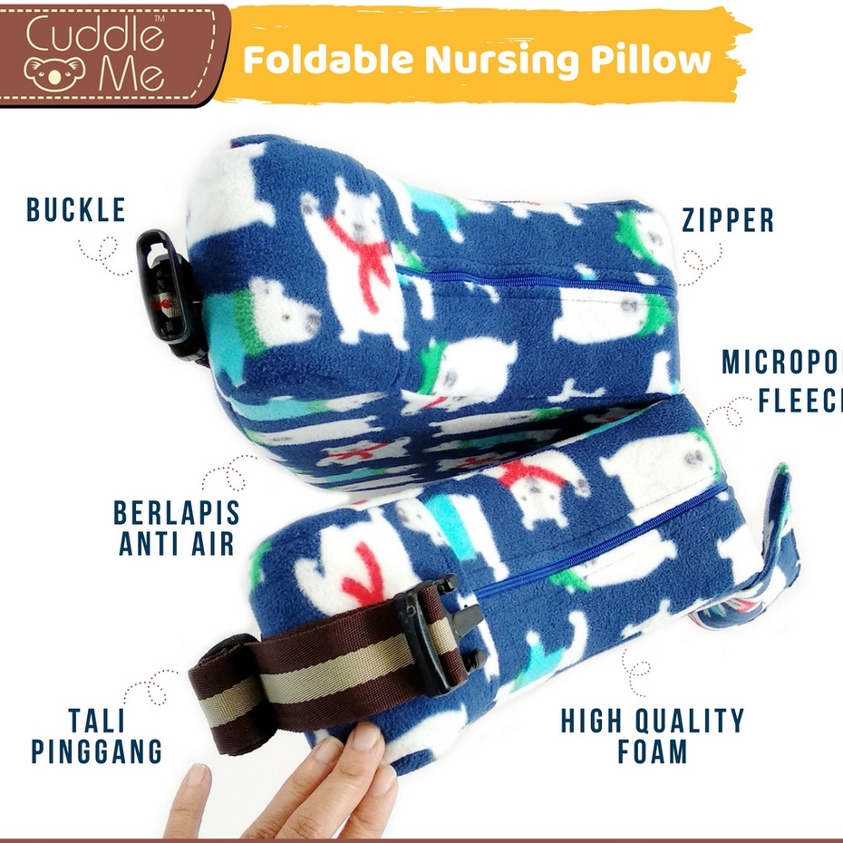 CUDDLE ME - FOLDABLE NURSING PILLOW/ BANTAL MENYUSUI