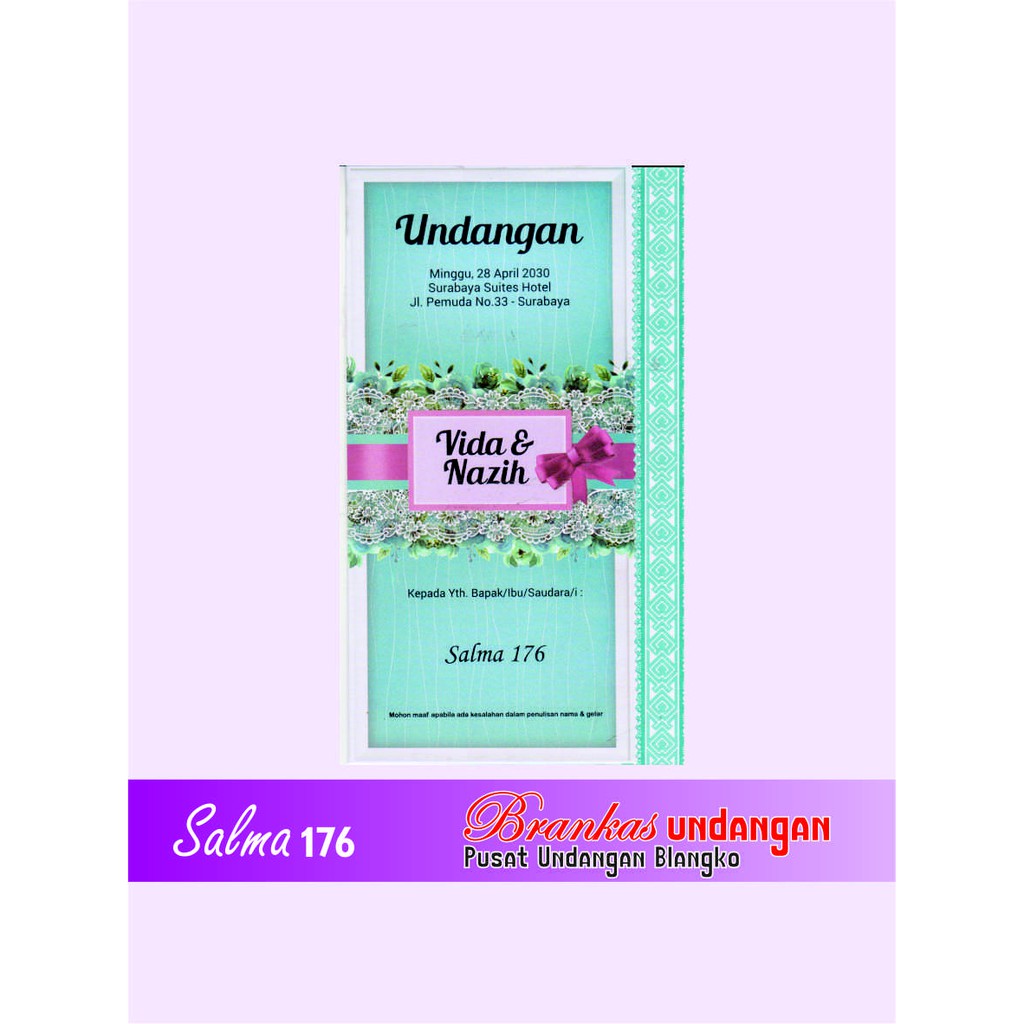 Blangko Undangan Salma 176 (isi 100lbr)