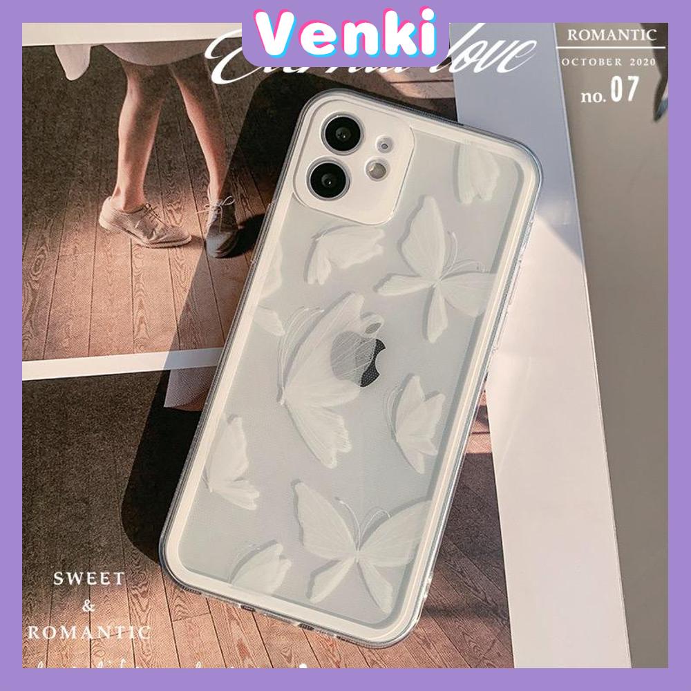 Soft Case Tpu Transparan Motif Kupu-Kupu Untuk Iphone 13 Pro Max 12 Pro Max 11 Pro Max 7 8 7 Plus X Xs Xr Xs Max 8 Plus