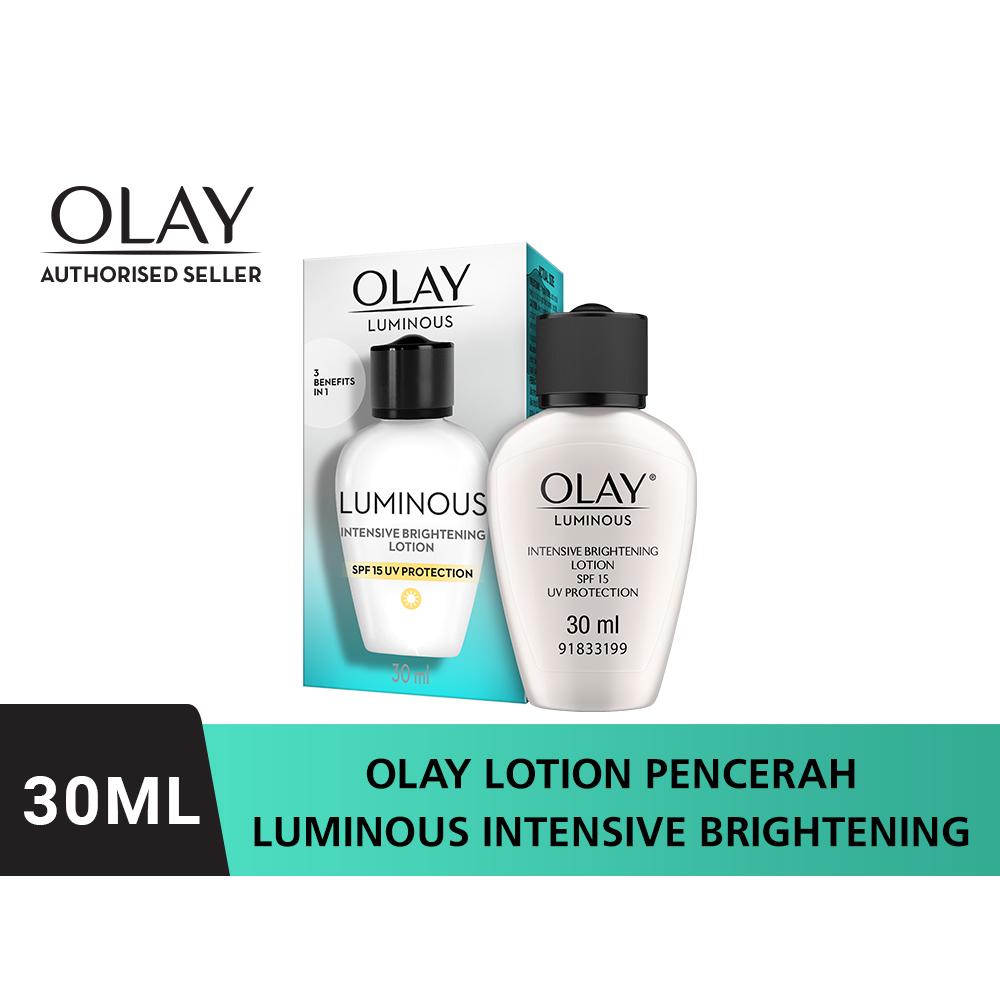 Olay Luminuous Intensive Brigthening Lotion SPF 15 UV Protection Niacinamide Cream Skincare Brightening 30ml