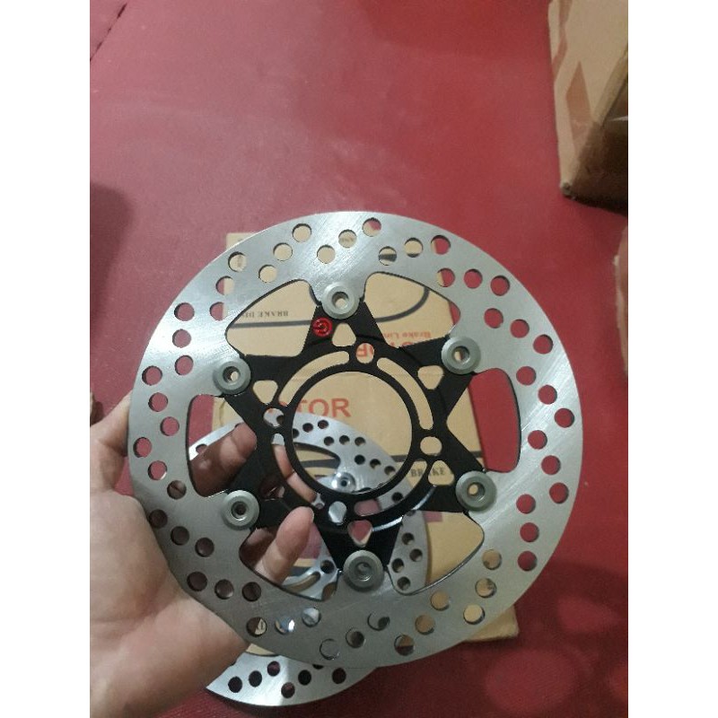 DISC PIRINGAN CAKRAM DEPAN BREMBO 3 DIMENSI BINTANG 220MM JUPITER Z NOUVO Z JUPITER MX MIO SOUL