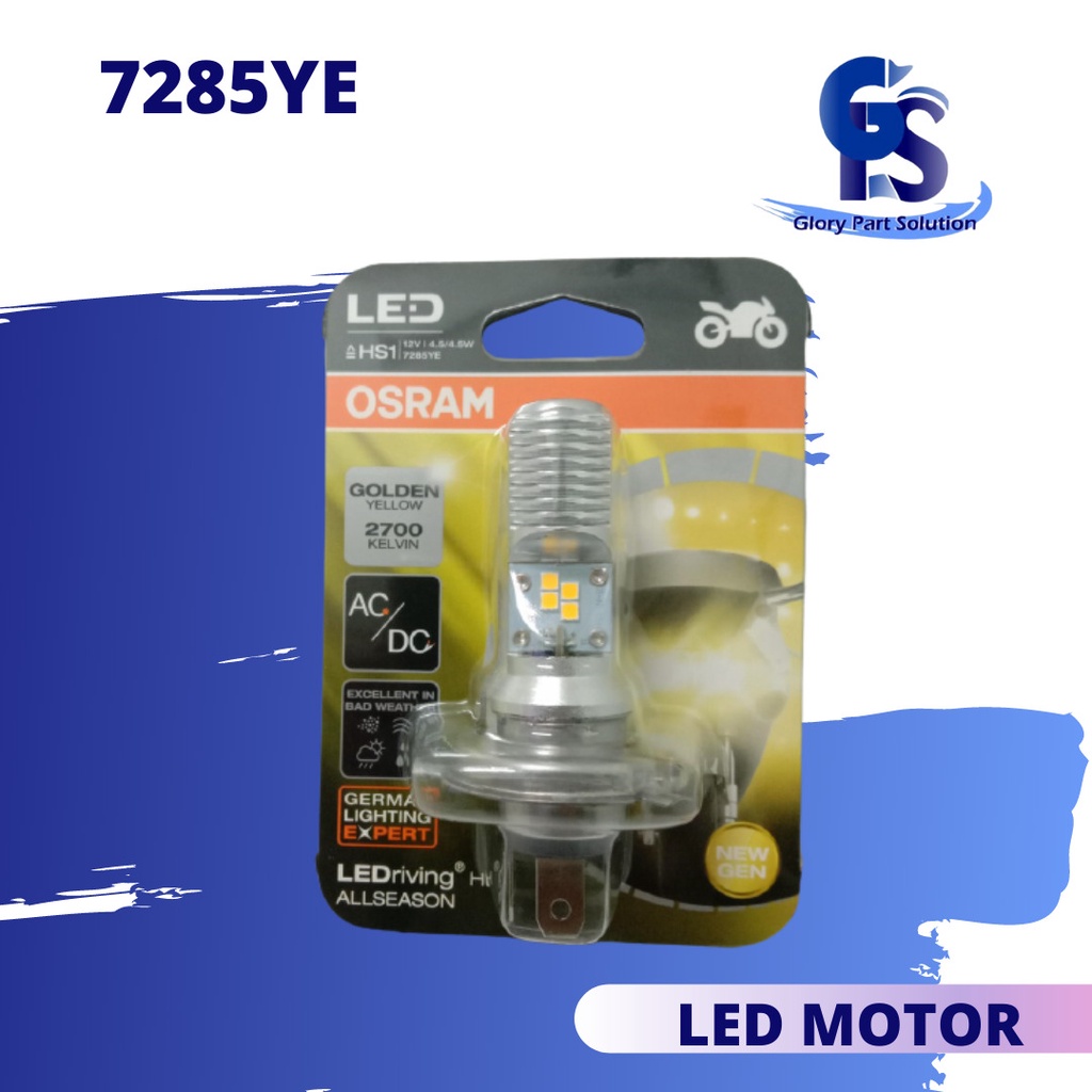 OSRAM lampu LED Hs1 yellow AC/DC 7285YE