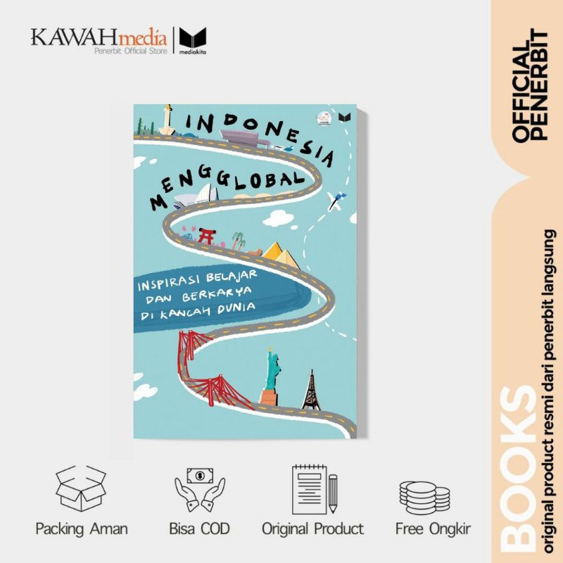 Buku Kumpulan cerita - Indonesia Mengglobal -Tim Penulis Indonesia Mengglobal - Media Kita