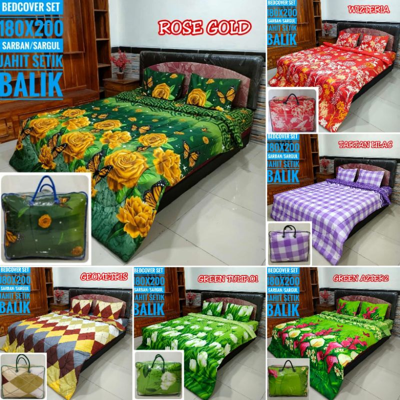 Set badcover 180*200 produsen set bc grosir badcover