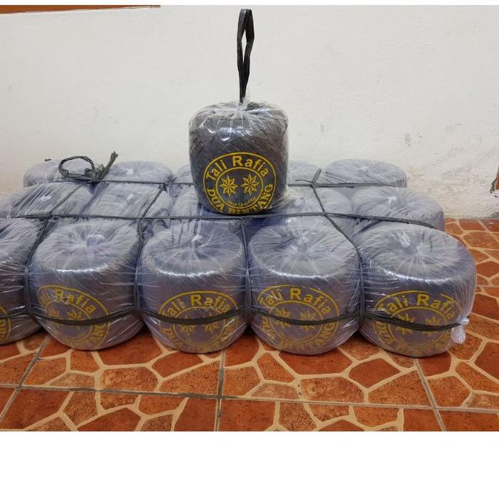 Jual TALI RAPIA HITAM 1 KG | Shopee Indonesia