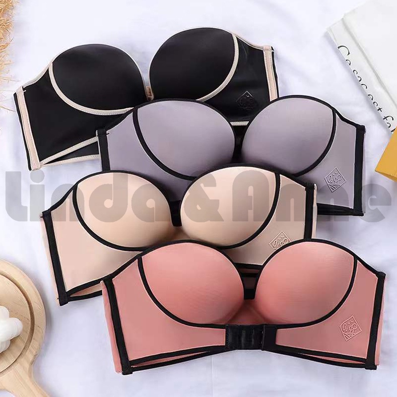 Bra Push Up BH Bralette Bra Sexy Import Anti Slip Sexy untuk Wanita Bra One-Piece