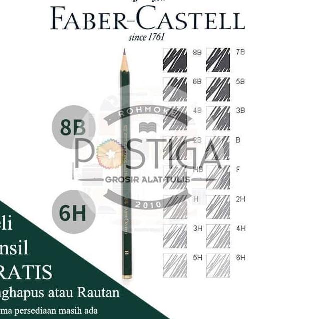 

◘ Pensil Faber Castell 9000 GROSIR ➳